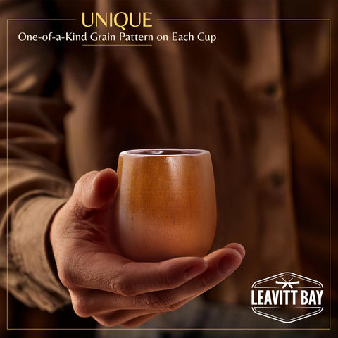 LEAVITT BAY COFFEE elegant gift packaging, a stylish bourbon gift for men.