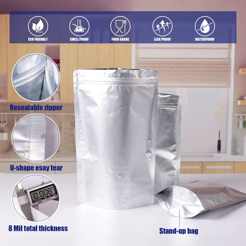 Leboduo 8mil bags offer puncture resistance for secure storage