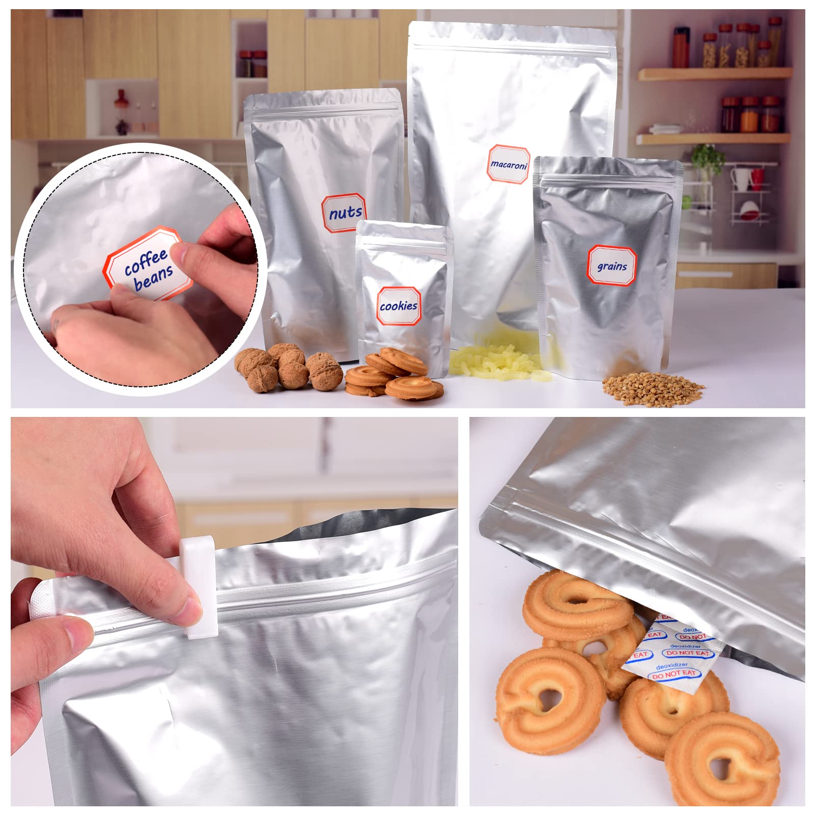 Leboduo labels help quickly identify stored foods