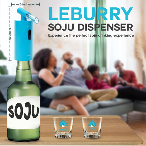 Leburry Soju Dispenser BPA-free materials ensure safe beverage moments