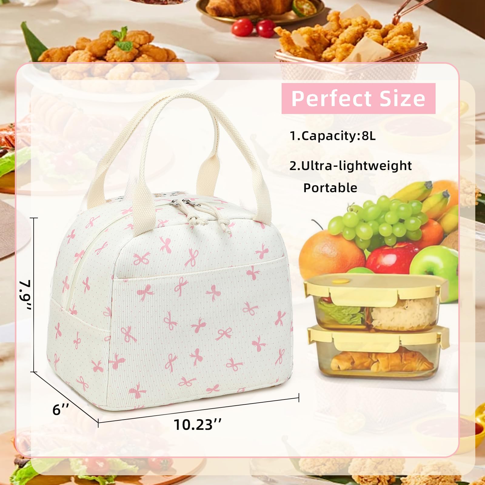 LEDAOU corduroy design adds chic appeal to daily lunch routines