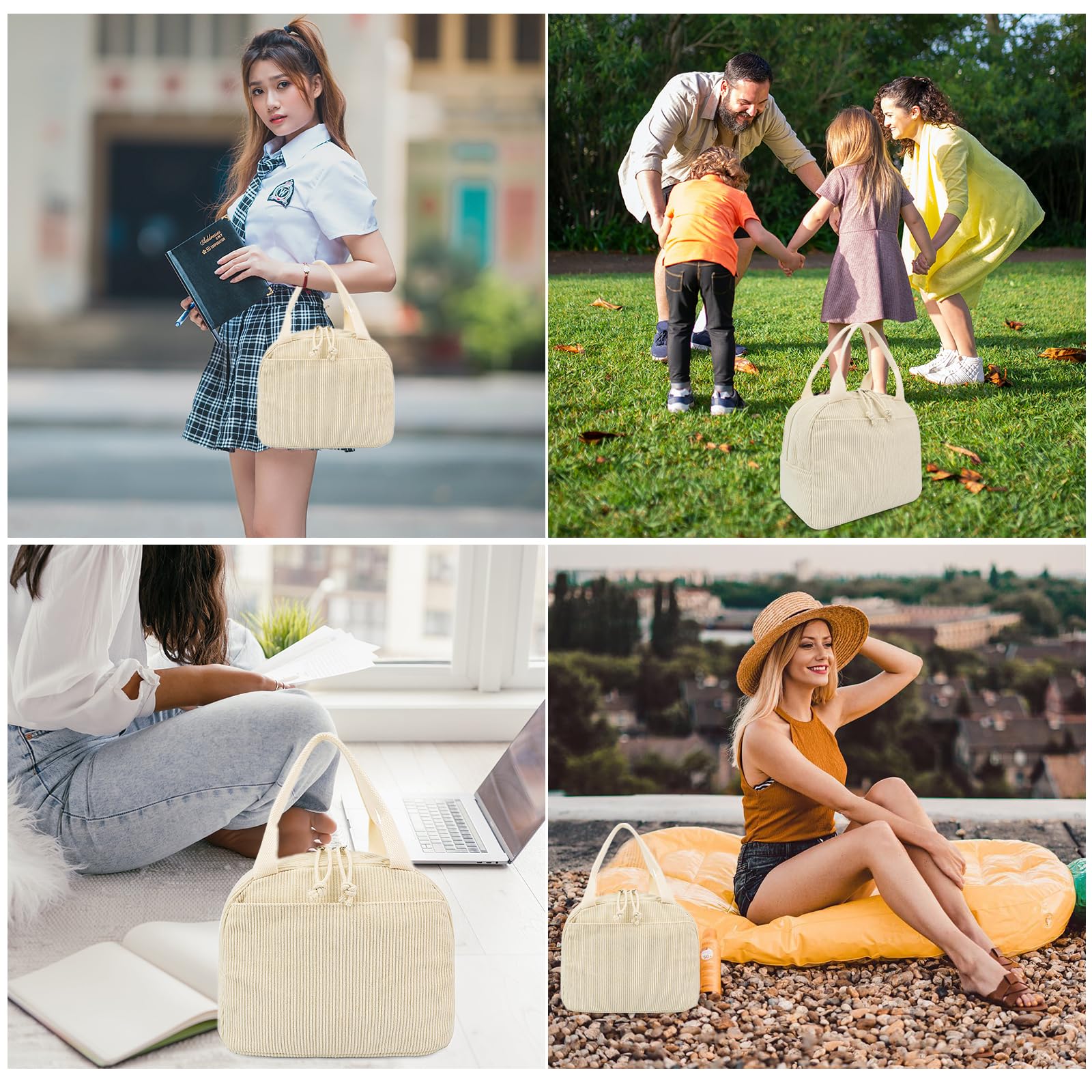 LEDAOU gift ready lunch bag for friends and family