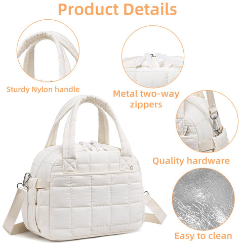LEDAOU cute lunch bag doubles as a stylish everyday accessory