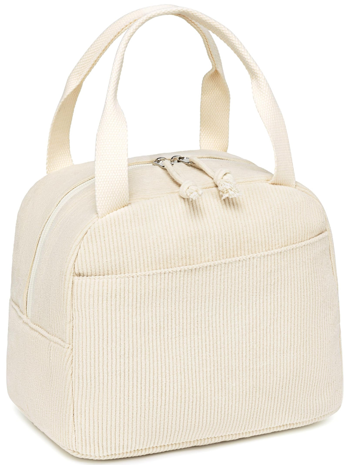 LEDAOU corduroy lunch bag main compartment keeps meals organized for work