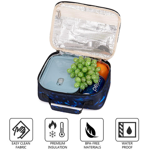 LEDAOU Soccer Blue folded for compact storage in a locker