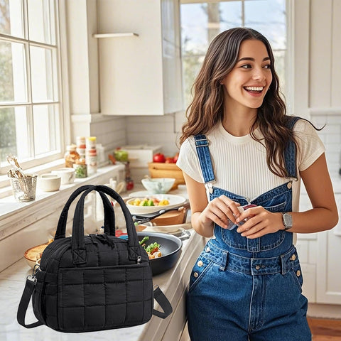 LEDAOU lunch box waterproof fabric protects contents from spills