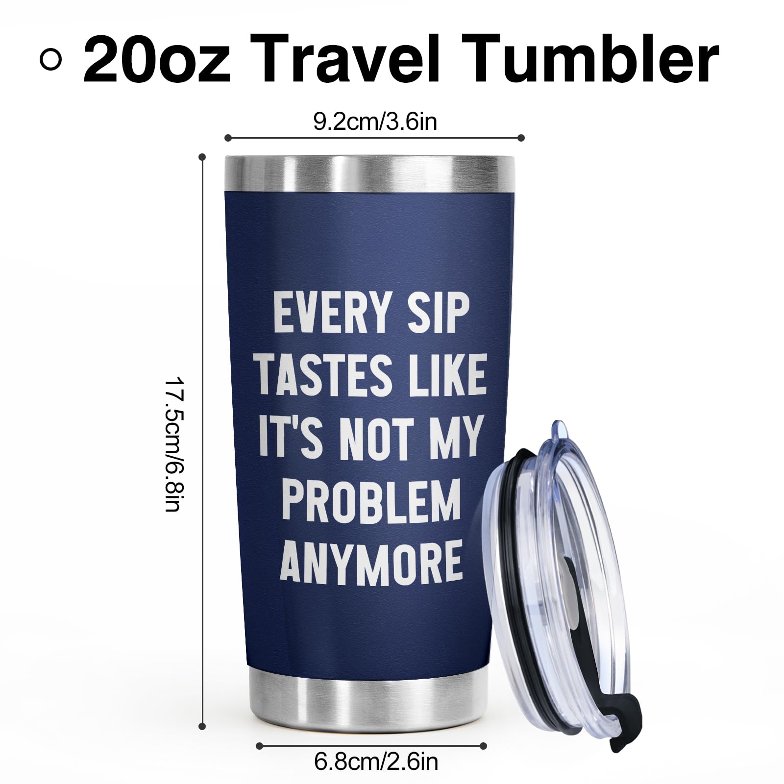 Leebbsin tumbler with narrow base fits car cup holders.