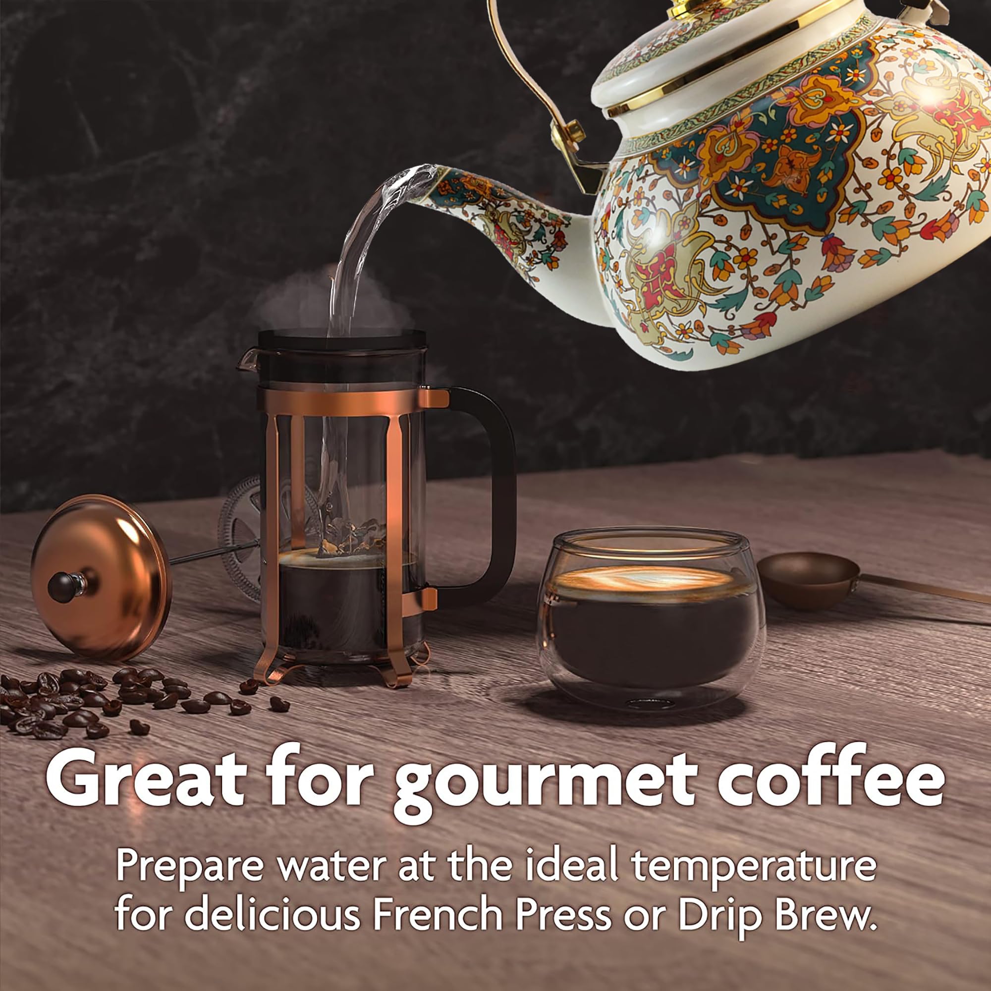 Leebright teapot ceramic handle for comfortable grip while pouring