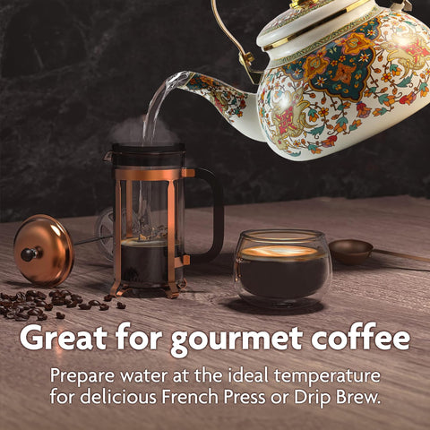 Leebright teapot ceramic handle for comfortable grip while pouring