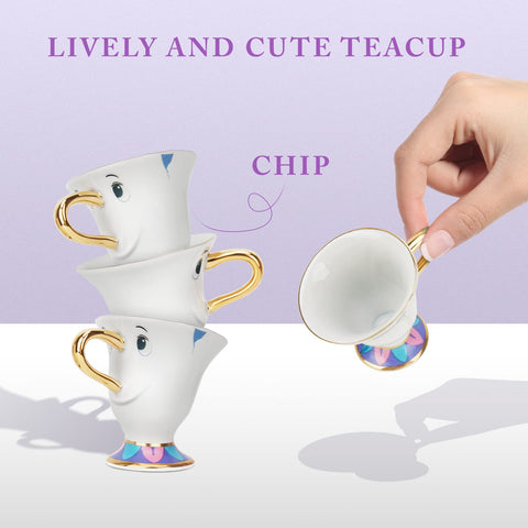 LEEPENK Relief-design teapot adds decorative touch to a table