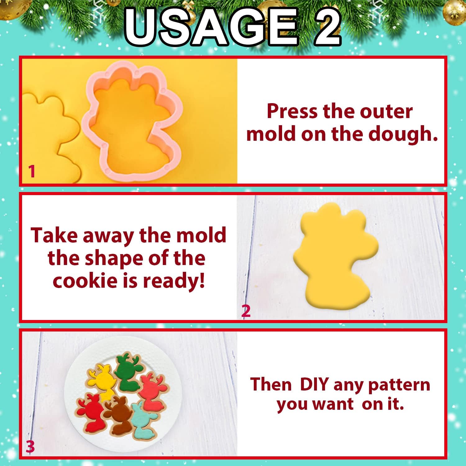 Leesgel house cookie cutter shapes cozy scenes for family baking.