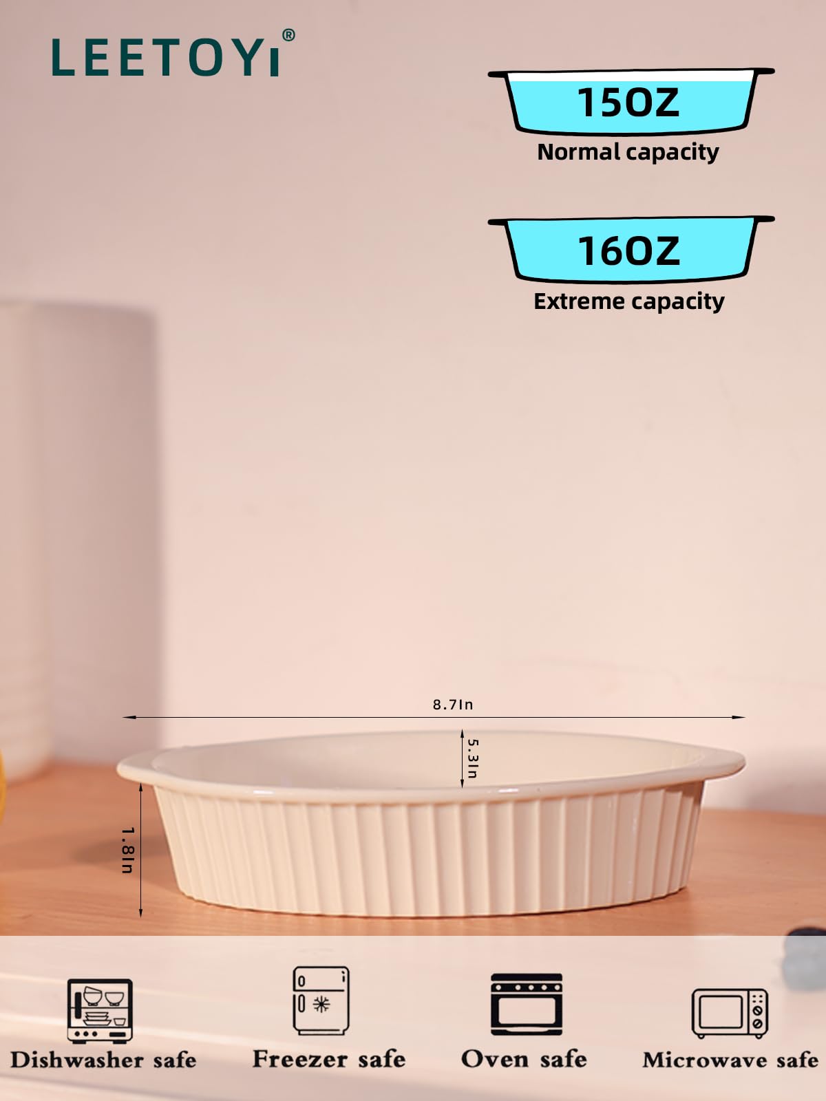LEETOYI porcelain pans make a thoughtful housewarming gift.