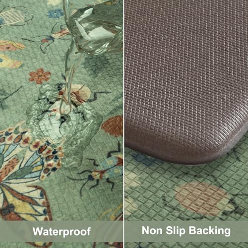 Close-up of memory foam core showing a 0.47 inch cushion in LEEVAN mat