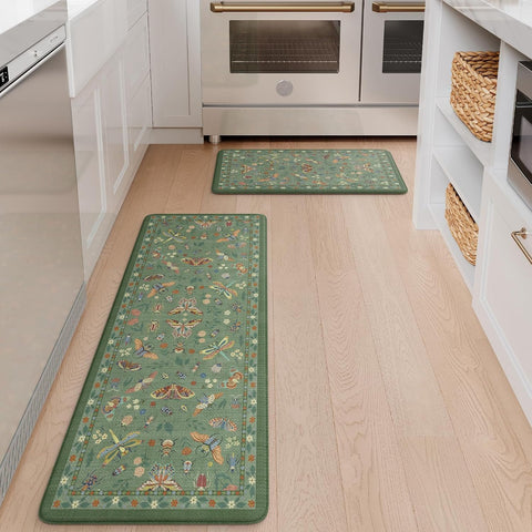 Two piece LEEVAN set fits kitchens, laundry rooms, and entryways