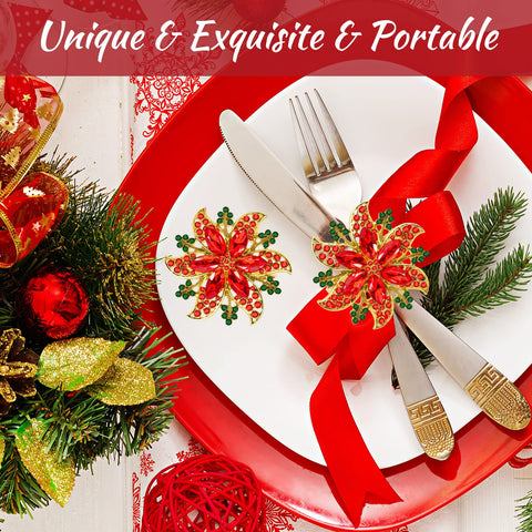Legigo sparkling napkin ring 3D design catches light beautifully.