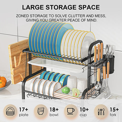 LEGUANG side racks support organized utensil and cup storage.