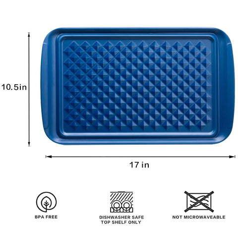 LEHAHA nesting design saves space when trays are not in use.