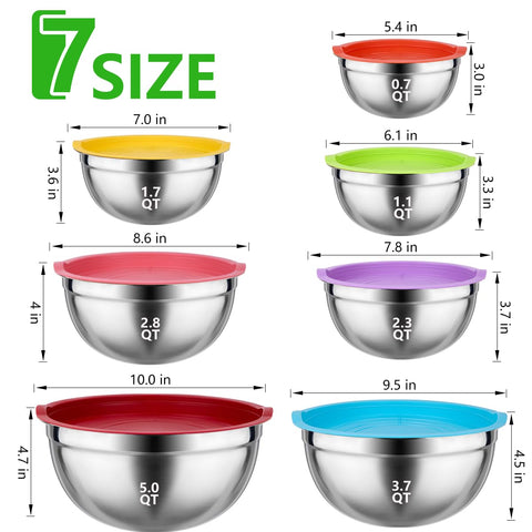 Leidawn BPA-free lids seal tightly to keep contents fresh