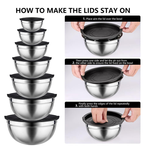 Leidawn bowls feature a fingerprint-proof exterior for a clean look.