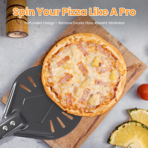 Leightszen easy-clean, handwash-only pizza peel for quick maintenance.