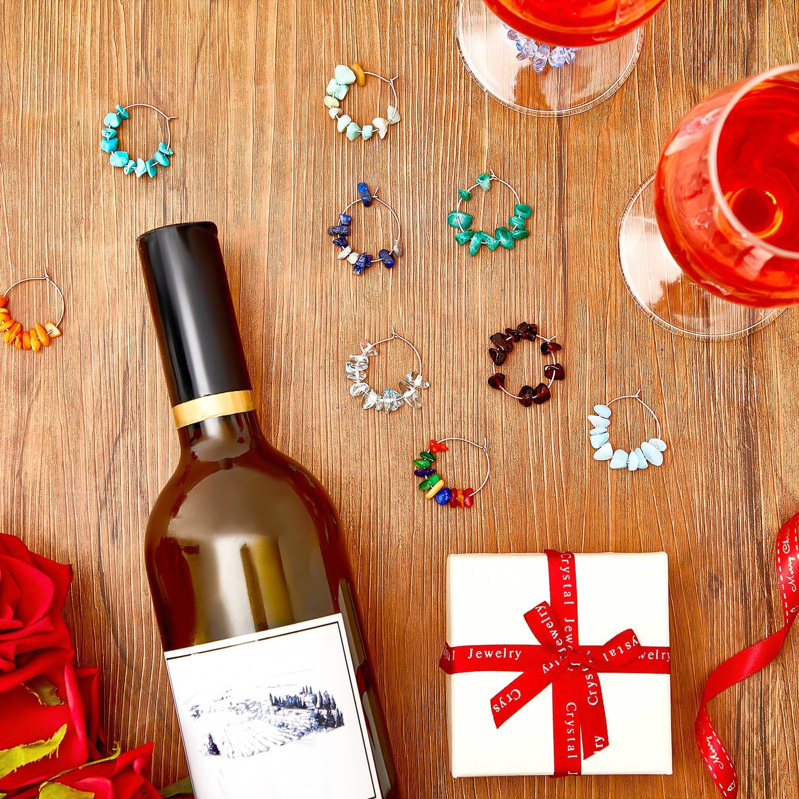 Leinuosen wine tasting markers enable clear glass labeling during tastings.