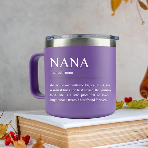 Close-up of LEIOH Nana leakproof cap on purple tumbler for reliable trips.