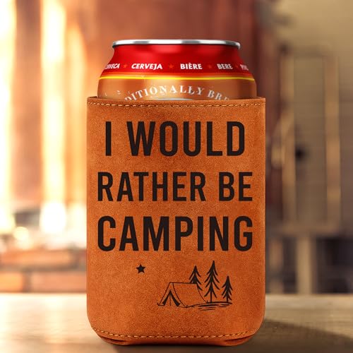 LEJIAJINW 12oz beer can koozie ideal for RV travelers.