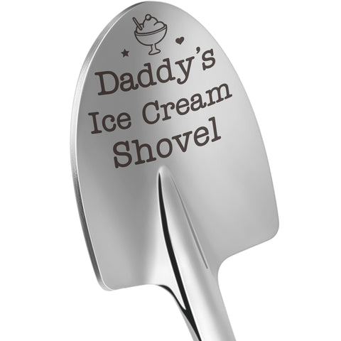 LEJIAJINW Daddy's Ice Cream Spoon, simple design for everyday ice cream gifting