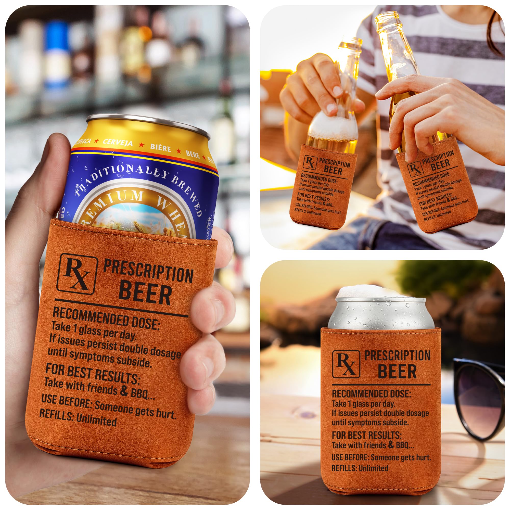 LEJIAJINW outdoor party can cooler protects hands and stays cold