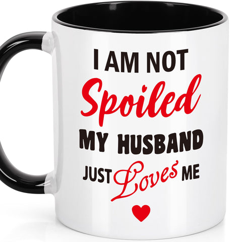 LEJIAJINW Valentines wife mug, romantic gift for her.