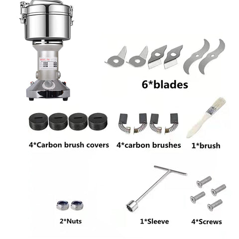 LEJIEYIN grain mill grinder easy cleaning and dry storage guidance