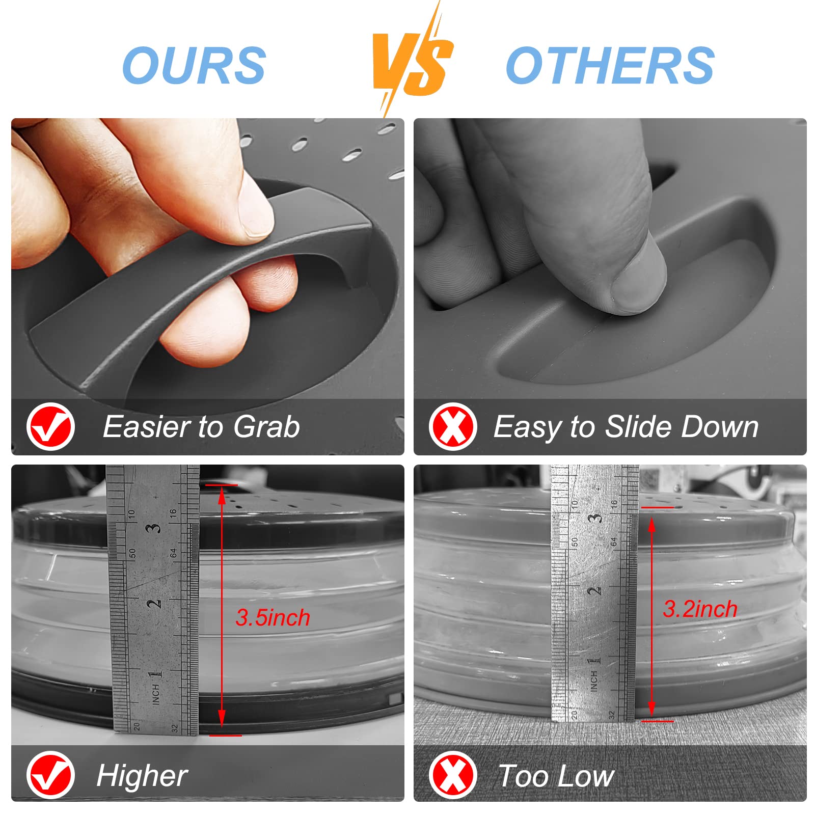 LekDrok collapsible silicone mat acts as a heat-safe trivet and dish mat.