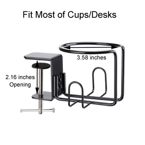 LEKUSHA non-slip clamp mat protects desk surfaces during use