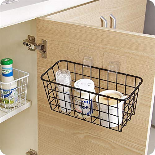 LeleCAT hanging basket in bathroom for toiletries storage.