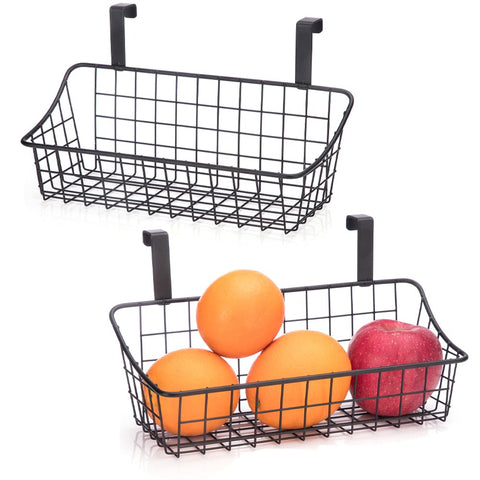 LeleCAT over cabinet door basket kitchen pantry use keeps essentials accessible