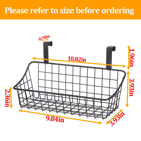 LeleCAT over cabinet door basket open design helps you find items quickly
