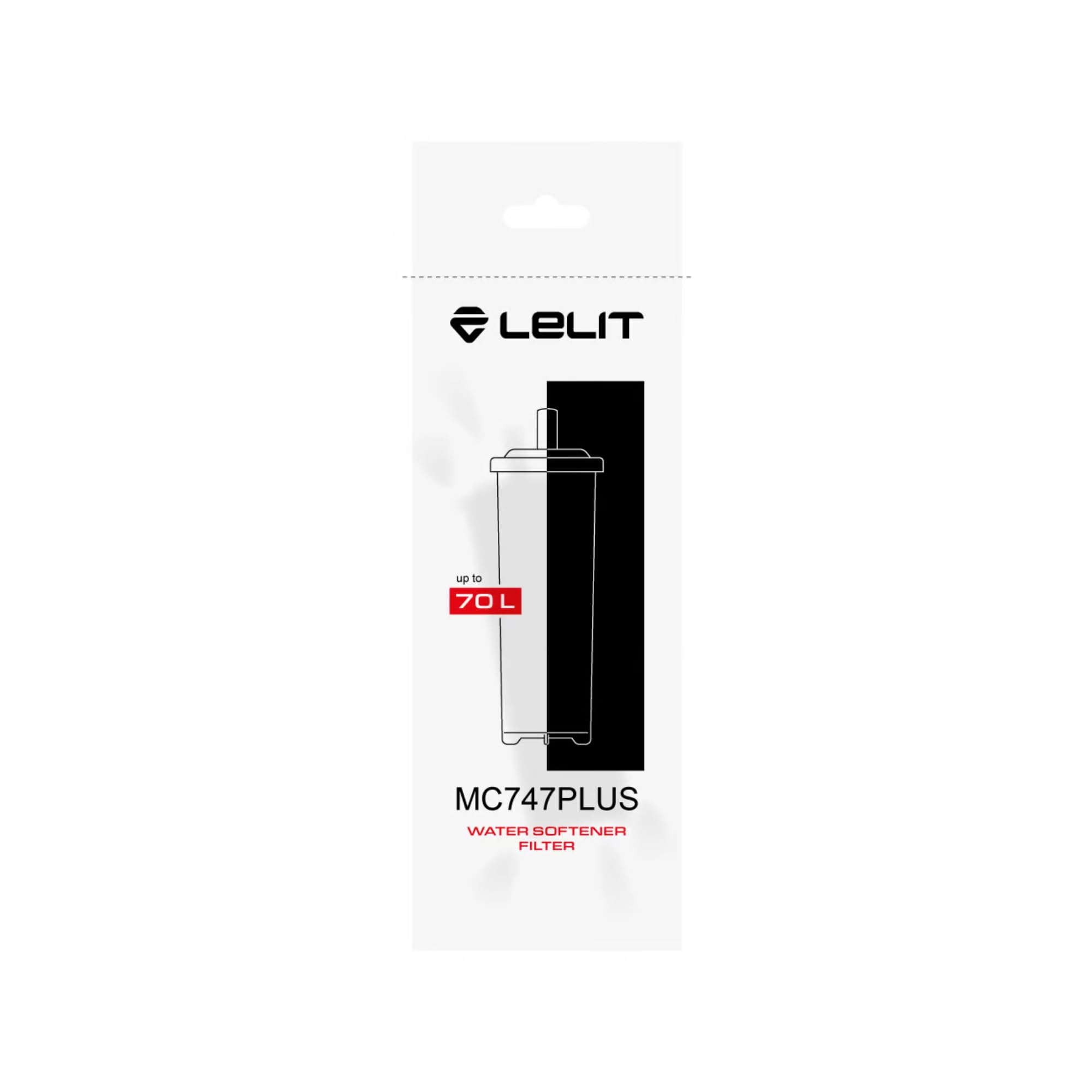 Lelit cationic resin filter for water tank reduces mineral buildup for cleaner espresso preparation