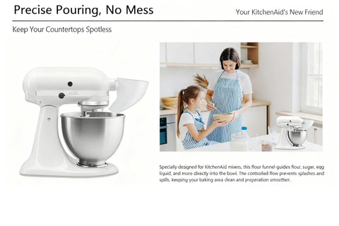LELLURE Counte multi-use funnel fills spice jars or bulk pantry items