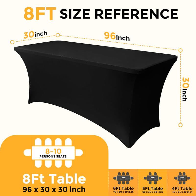 Lemict black tablecloth at a trade show creates a clean high-end display