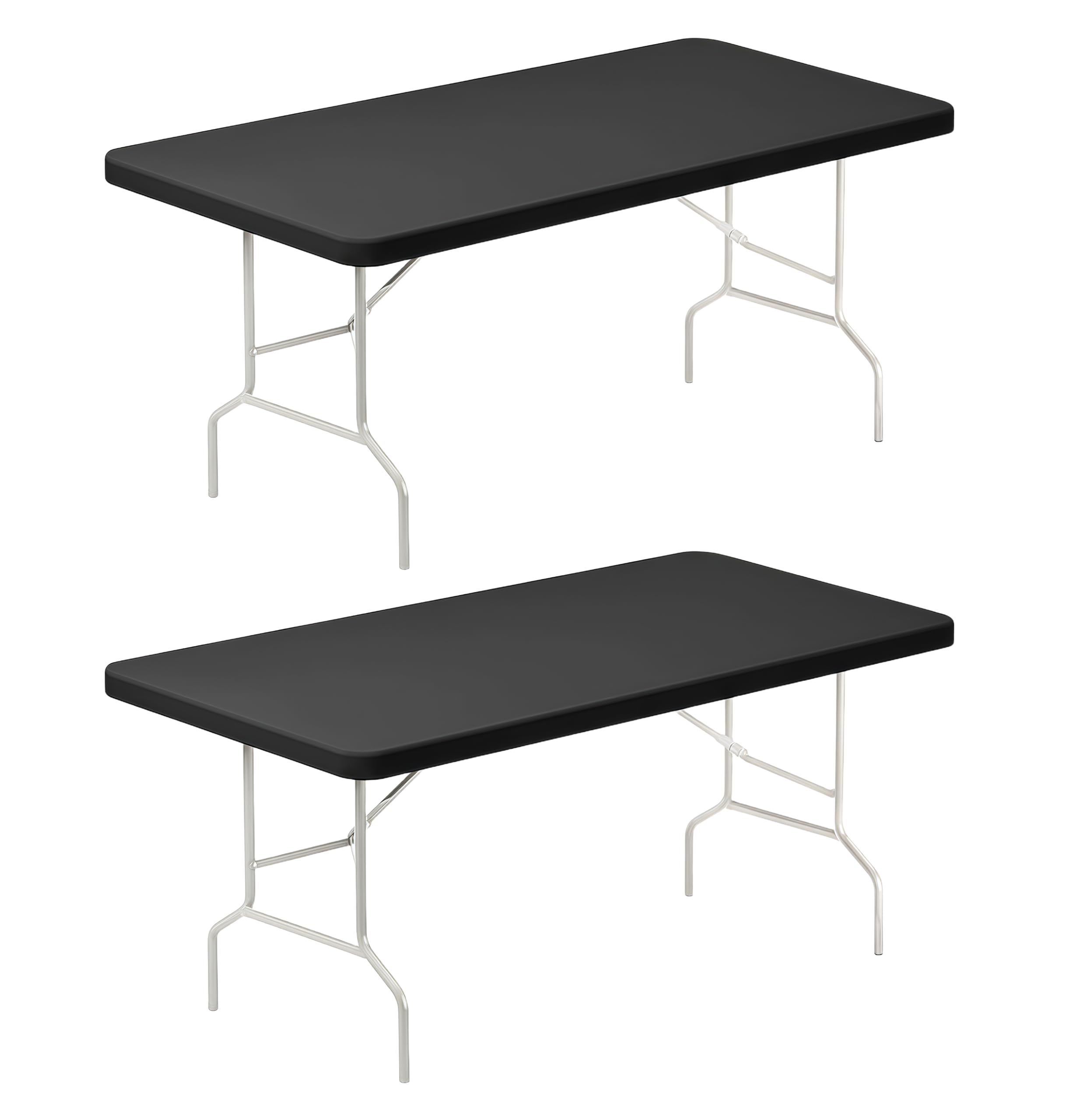 Lemict picnic tablecloth on a 72x30 table for outdoor dining.