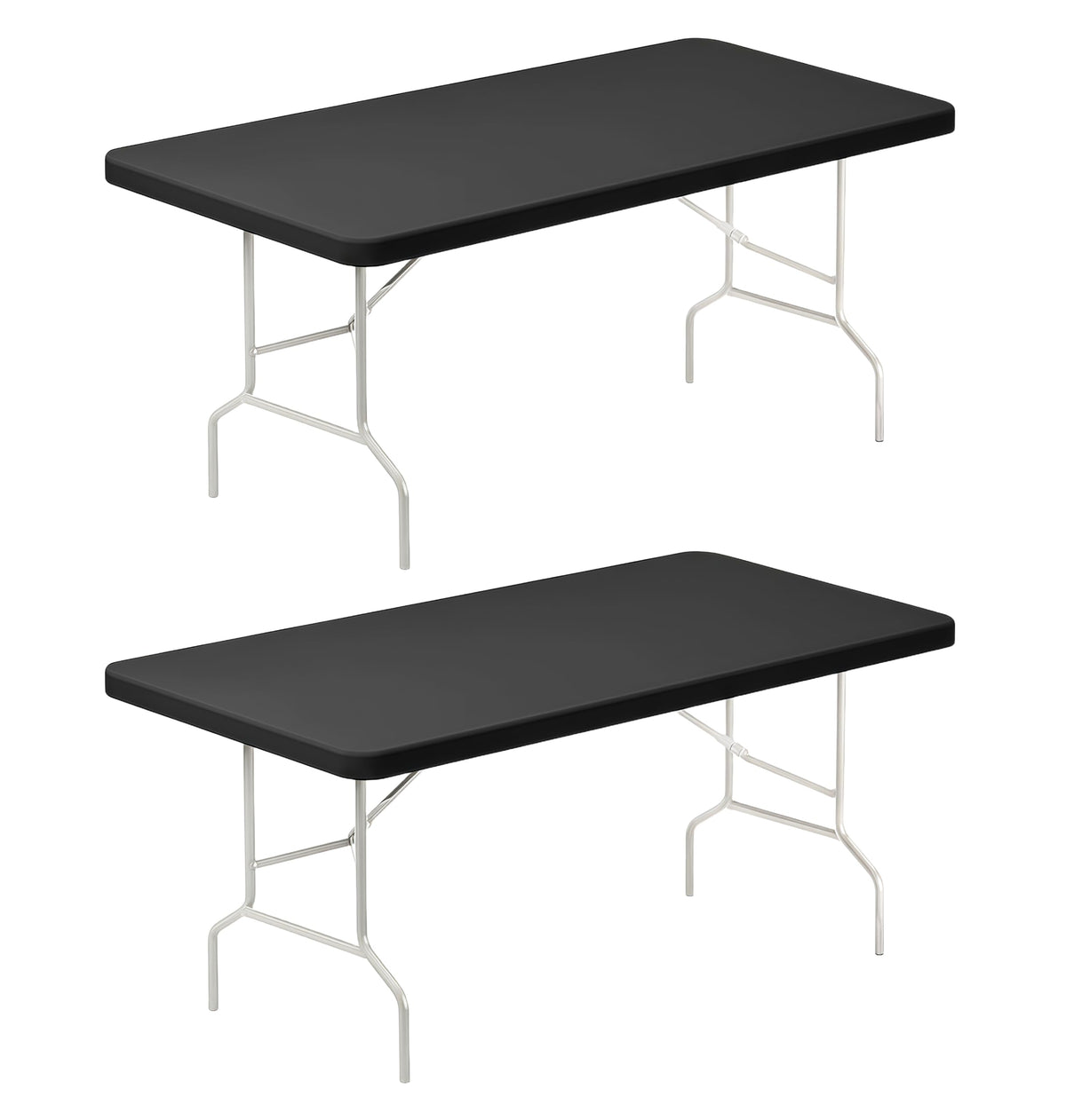 Lemict picnic tablecloth on a 72x30 table for outdoor dining.