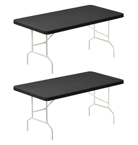 Lemict picnic tablecloth on a 72x30 table for outdoor dining.