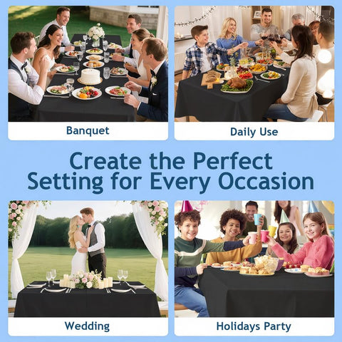 Lemict 2-pack offers versatile coverage for indoor and outdoor banquets.
