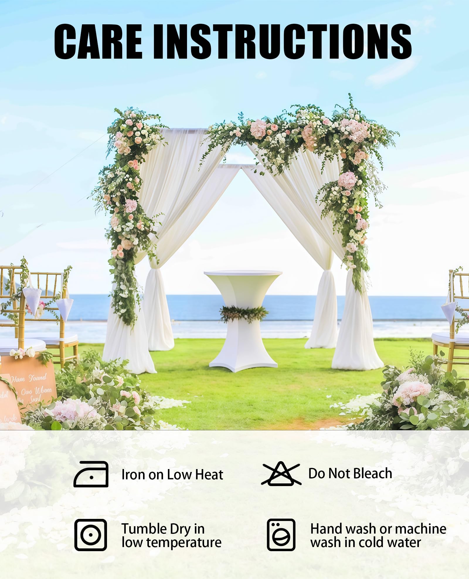Lemict reusable, washable tablecloth for repeated use