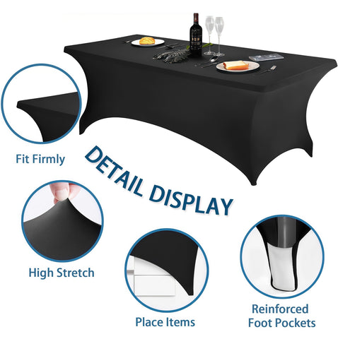 Lemict wrinkle-resistant finish keeps tables neat from setup to cleanup