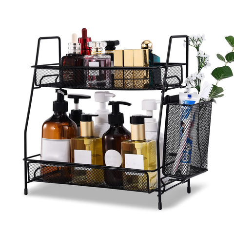 LEMIKKLE bathroom counter organizer keeps skincare within easy reach