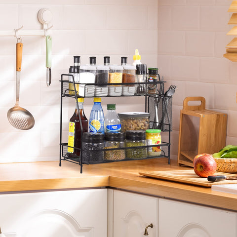 LEMIKKLE bathroom counter tray assists tidy toiletries with a stable grid base.