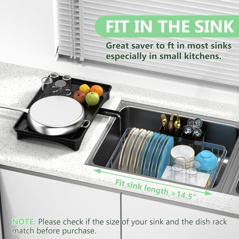 LEMIKKLE detachable 3-slot cutlery holder drains utensils efficiently