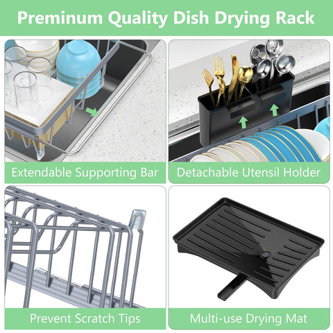 LEMIKKLE tool-free setup makes placing over the sink quick and simple