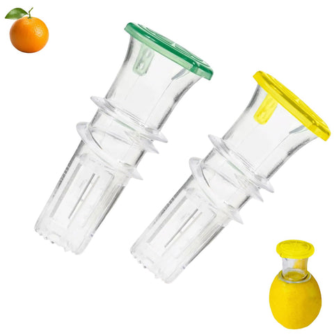 lemon-squeezer 2-pack with pour spout for quick, fresh citrus juice at home